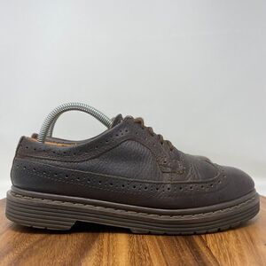 VTG Skechers Brown Leather Oxford Wingtip Brogue Dress Shoes Mens Sz 8 *SEE PICS